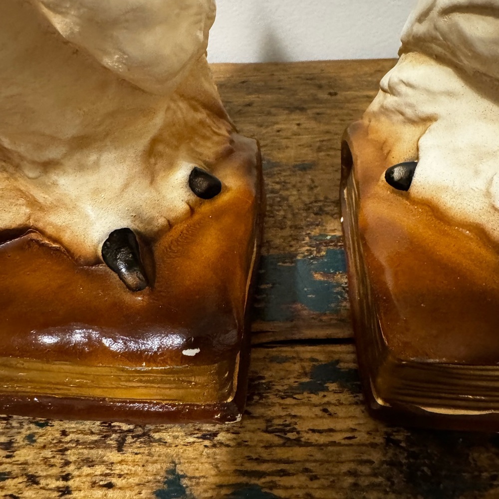 Ceramic Owl Bookends - Picture 5 of 12